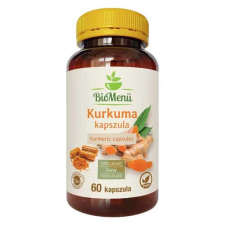 BioMenü BIO KURKUMA kapszula 60 db vitamin és táplálékkiegészítő