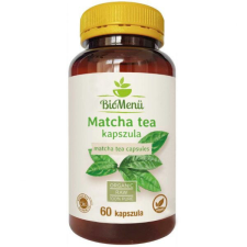 Biomenü BIO Matcha tea kapszula 60db BioMenü vitamin és táplálékkiegészítő
