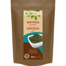 Biomenü BIO Spirulina alga por 250g BioMenü vitamin és táplálékkiegészítő