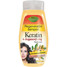 Bione Cosmetics Bio Keratin + Argánolaj Regeneráló sampon 260 ml sampon