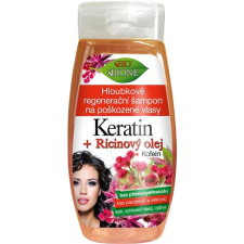 Bione Cosmetics Bio Keratin + Ricinusolaj Regeneráló sampon 260 ml sampon