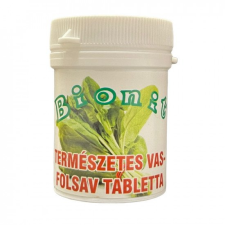 Bionit természetes vas-folsav tabletta 90 db vitamin és táplálékkiegészítő