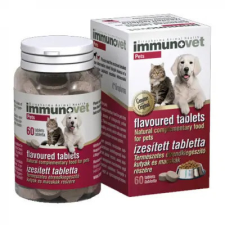 Biopharma ImmunoVet Pets - ízesített immunerősítő tabletta 60db vitamin, táplálékkiegészítő kutyáknak