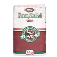 Biopont bio durumbúzaliszt sima 1000 g alapvető élelmiszer