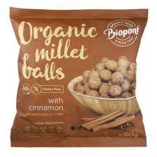 Biopont bio extrudált kölesgolyó fahéjas 60 g reform élelmiszer