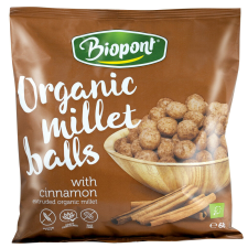 Biopont bio extrudált kölesgolyó fahéjas 60 g (Gluténmentes) előétel és snack