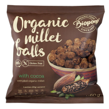 Biopont bio extrudált kölesgolyó kakaós 60 g előétel és snack