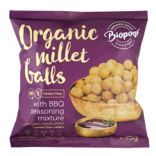 BioPont Biopont bio extrudált kölesgolyó barbecue 75 g reform élelmiszer