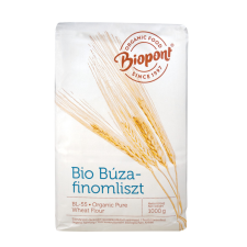 BioPont Biopont bio finom fehér búzaliszt bl-55 1000 g reform élelmiszer