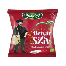 Biopont Kft. Betyár szív BIO kukorica snack paprikás 45g reform élelmiszer