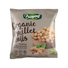 Biopont Kft. Biopont Extrudált BIO kölesgolyó, földimogyorós 75g reform élelmiszer
