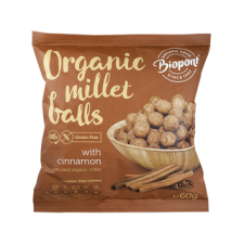 Biopont Kft. Extrudált kölesgolyó fahéjas 60g reform élelmiszer