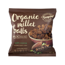 Biopont Kft. Extrudált kölesgolyó kakaós 60g reform élelmiszer
