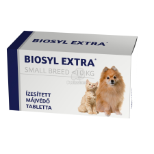 Biosyl Extra® Small Breed (< 10 kg) ízesített májvédő tabletta 30 db tabletta vitamin, táplálékkiegészítő kutyáknak
