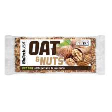 BioTech Biotech oat&nuts zabszelet pekándiós 70 g reform élelmiszer