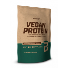 BioTech Biotech vegan protein csoki-fahéj ízű fehérje italpor 500 g vitamin és táplálékkiegészítő