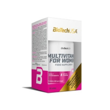 BioTech USA BioTech USA Multivitamin for Women 60db tabletta vitamin és táplálékkiegészítő