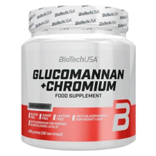 BioTech USA BioTechUSA Glucomannan + Chromium italpor 225g vitamin és táplálékkiegészítő
