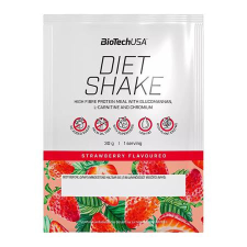 BioTech USA Étrend-kiegészítő italpor, 30g, BIOTECH USA Diet Shake, eper (KHEBIOUSA82) vitamin és táplálékkiegészítő