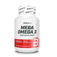 BioTech USA Mega Omega 3 90 kapszula vitamin és táplálékkiegészítő