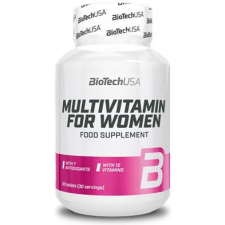 BioTech USA Multivitamin tabletta nőknek 60 db vitamin és táplálékkiegészítő