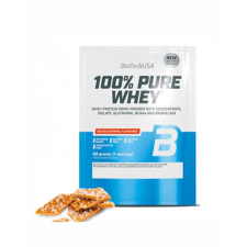 BioTech USA Tejsavó fehérjepor, 28g, BIOTECH USA "100% Pure Whey", sós karamell vitamin és táplálékkiegészítő