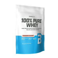 BioTechUSA 100% Pure Whey tejsavó fehérjepor (1000 g, Eper) vitamin és táplálékkiegészítő