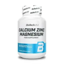  BioTechUSA Calcium Zinc Magnesium 100 tabletta vitamin és táplálékkiegészítő