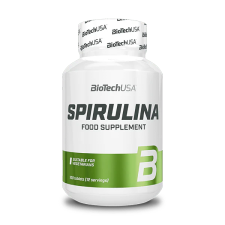  BioTechUSA Spirulina étrendkiegészítő tabletta 100 db vitamin és táplálékkiegészítő
