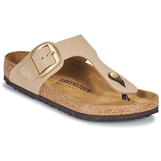 Birkenstock Lábujjközös papucsok Gizeh Big Buckle LENB Sandcastle Bézs 37