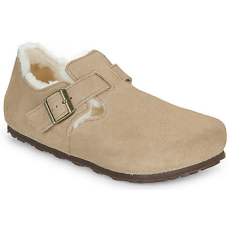 Birkenstock Oxford cipők London Shearling LEVE Taupe Bézs 39