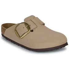 Birkenstock Papucsok Boston Big Buckle LENB Sandcastle Bézs 36 női papucs