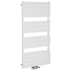 Birossi D lapos profilos törölközőszárító radiátor - fehér - 600x1222 mm