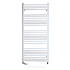 Birossi törölközőszárító radiátor - egyenes - fehér - 600x1320 mm fűtőtest, radiátor