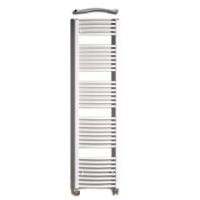 Birossi törölközőszárító radiátor - íves - fehér - 450x1680 mm fűtőtest, radiátor