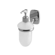 Bisk Oregon króm üveg folyékony szappan adagoló matt betéttel (79717) fürdőszoba kiegészítő