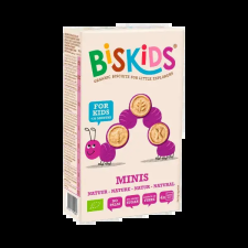 BisKids Minis biokeksz 120g - natural, alma ízzel gyerekeknek 36 hónap reform élelmiszer