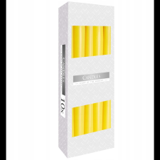  BISPOL, sárga 10×53 g (5906927330105) gyertya