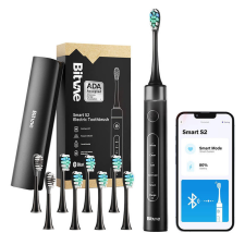 Bitvae Sonic toothbrush with app, tips set and travel etui S2 (black) elektromos fogkefe