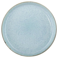 Bitz Lapostányér, 27 cm, szürke-világoskék tányér és evőeszköz