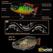  Biwaa Swimbait Seven S5&quot; 13cm 34g 16 Red Horse wobbler csali