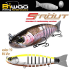 Biwaa Swimbait Strout 3,5" 9cm 8g 19 Hi Víz wobbler