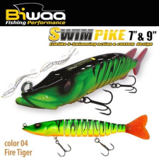  Biwaa Swimpike SS 7&quot; 18cm 26g 04 Fire Tiger wobbler csali