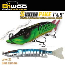  Biwaa Swimpike SS 7&quot; 18cm 26g 25 Blue Chrome wobbler csali