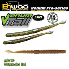  Biwaa Venum Tail 4&quot; 10cm 04 Watermelon Red gumihal 10db/csg csali