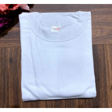 BIYO TEKS Turkey Férfi környakú Póló 100% Pamut 6101- fehér férfi póló