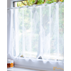  Bk2004 Levél mintás konyhai függöny 60 cm