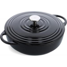 BK Bourgogne Sütõedény fedõvel kerek alacsony 28cm 4L zománcozott öntöttvas 24491 edény