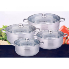  BL-1465 Rozsdamentes lábas szett 6 - 7,5 - 9 - 11,5 liter edény