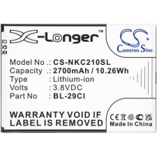 BL-29CI Akkumulátor 2700 mAh mobiltelefon akkumulátor